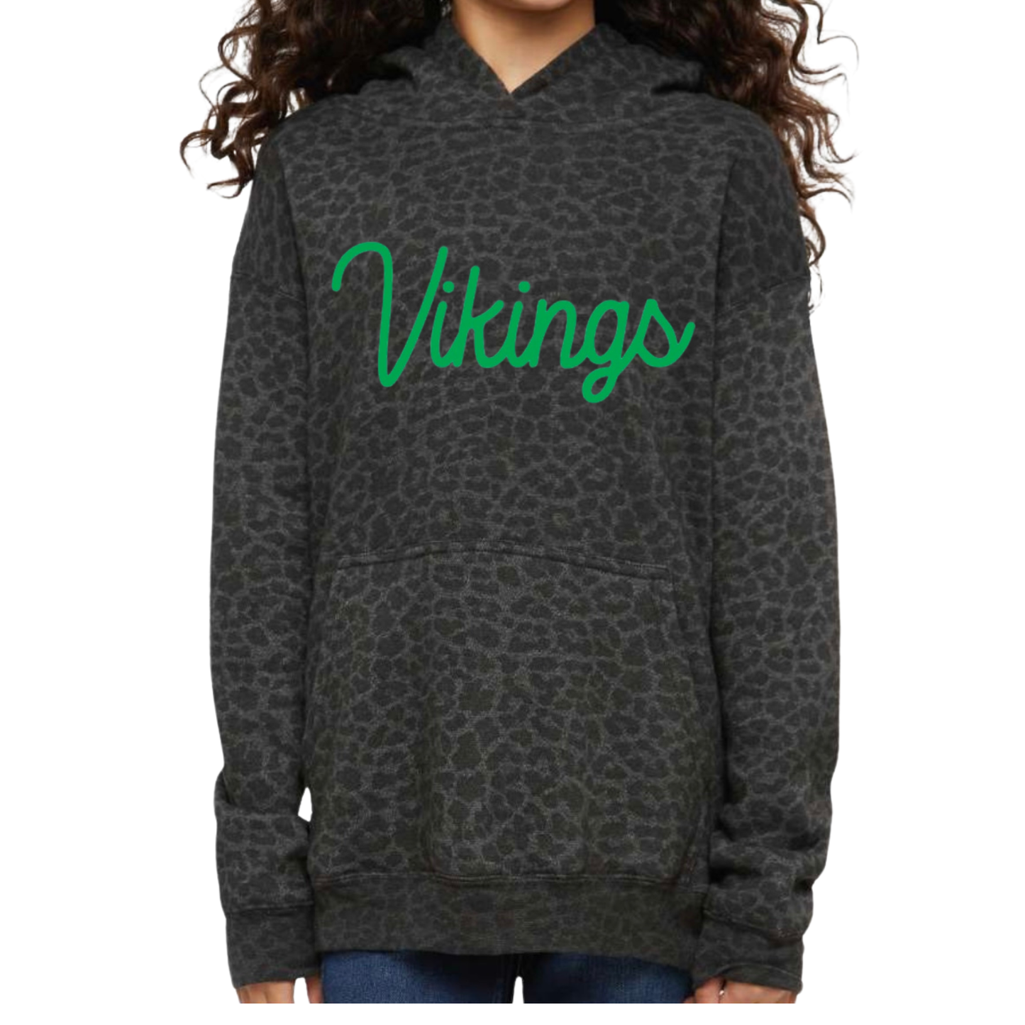 Leopard Print Youth Hoodie