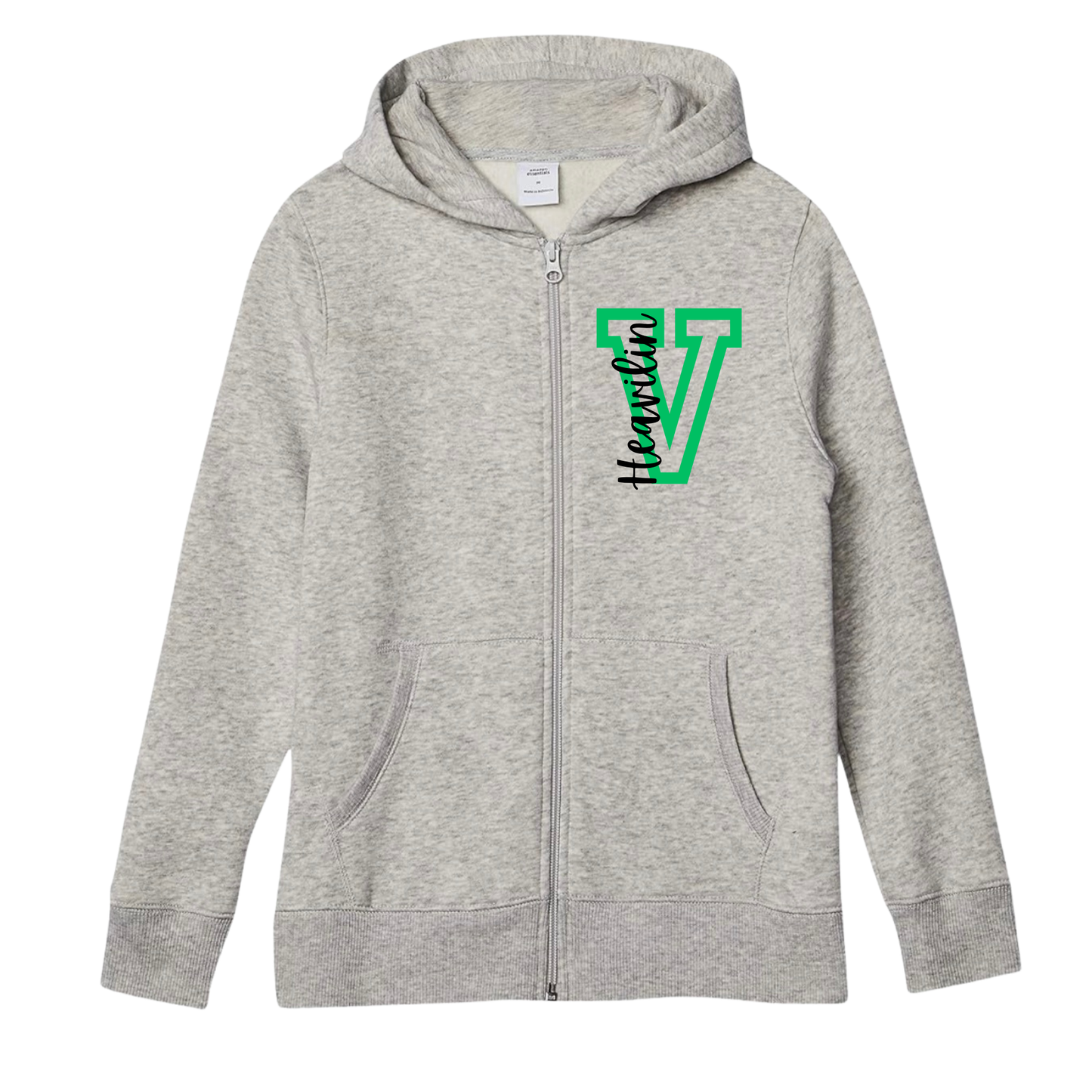 Heavilin "V" Zip Up Youth Hoodie